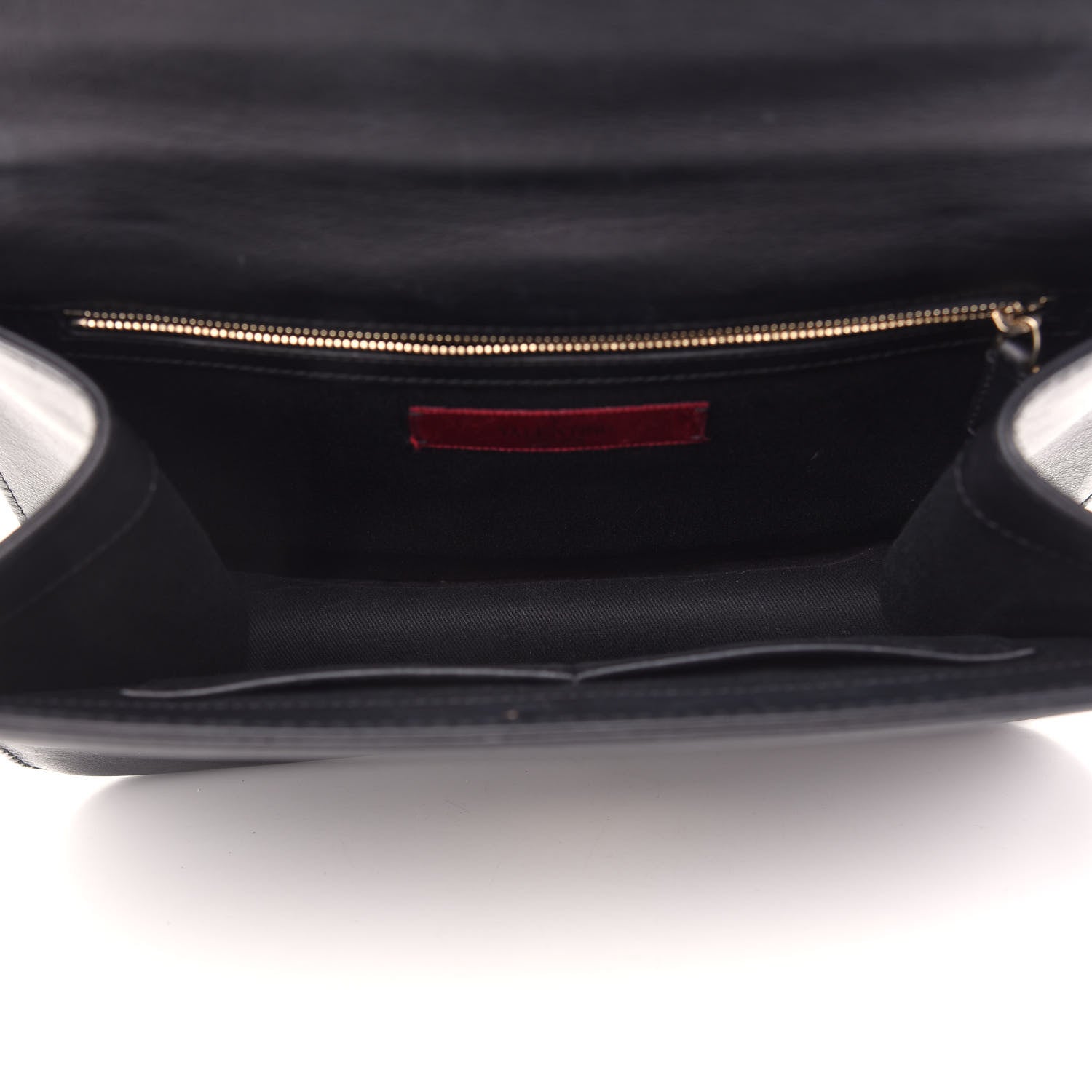 Valentino Garavani Vitello Medium Glam Lock Rockstud Flap Black 8 of 11