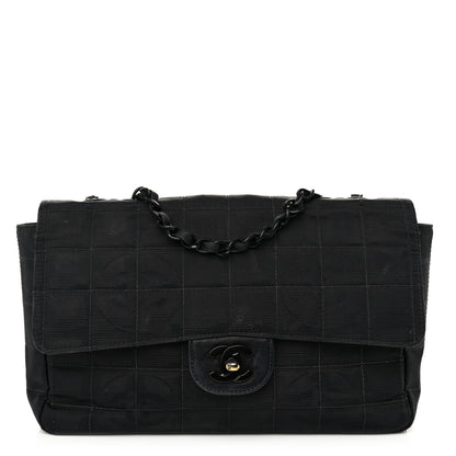 Chanel Nylon Medium Travel Flap Black 1 of 11