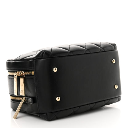Chanel Lambskin Quilted Small Trendy CC Bowling Bag Black 4 of 12