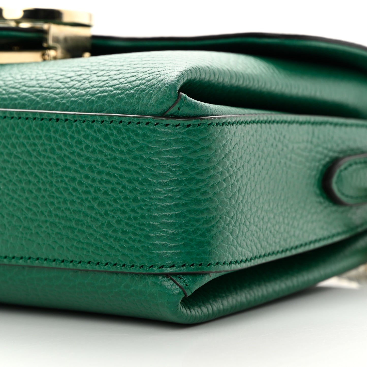 Dollar Calfskin Interlocking G Crossbody Bag Emerald