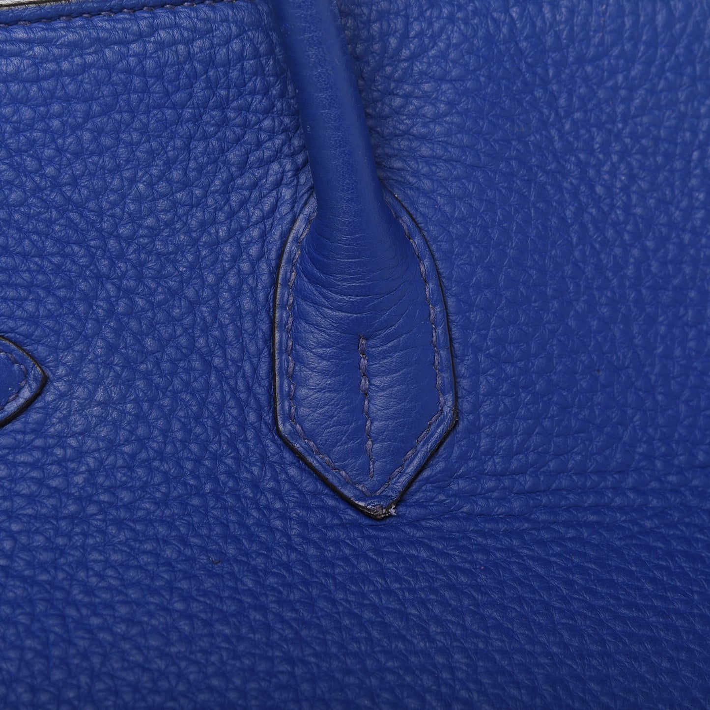 Togo Birkin 35 Bleu Electrique