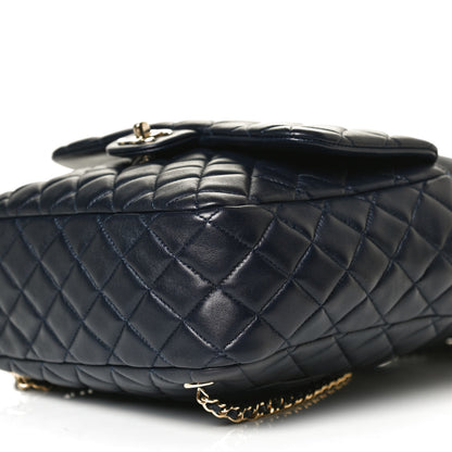 Chanel Lambskin Quilted Large In Seoul Backpack Navy 9 of 9