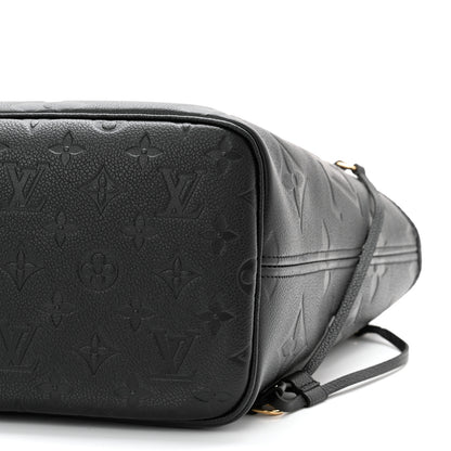 Louis Vuitton Empreinte Monogram Giant Neverfull MM Black 9 of 9
