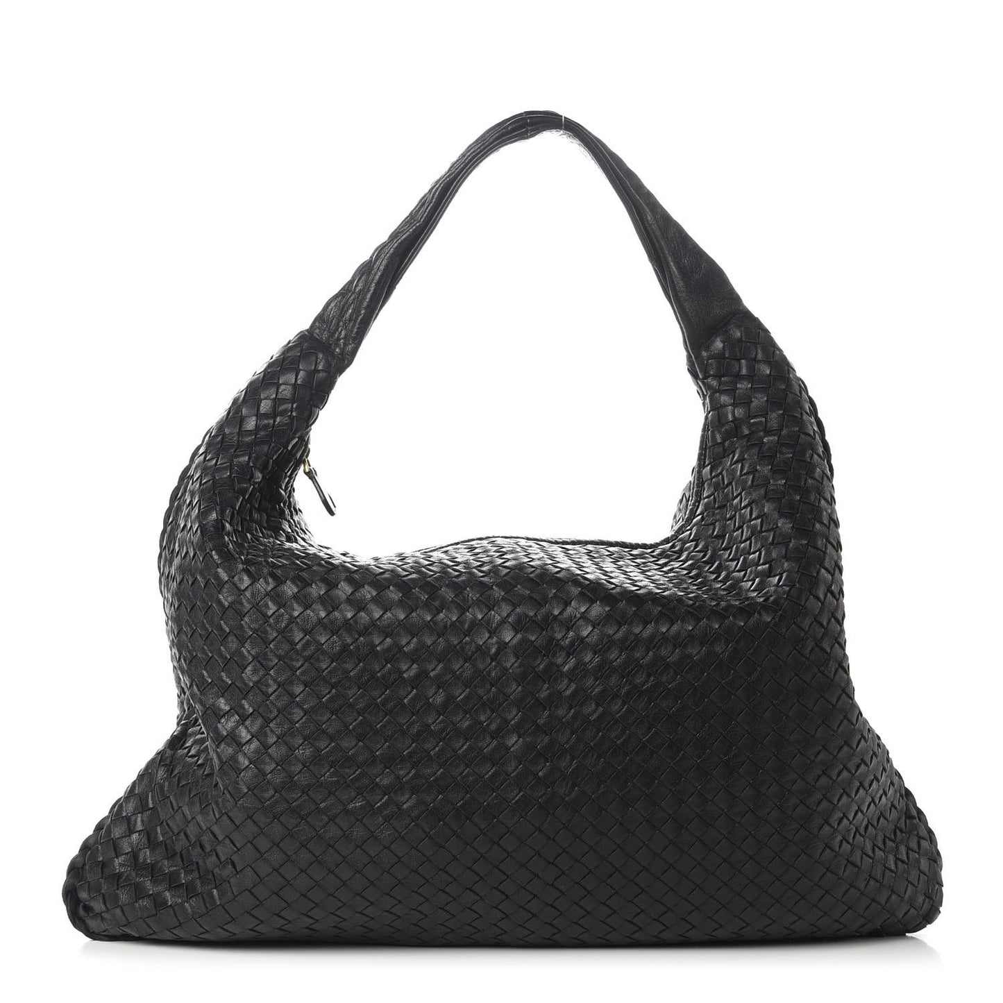Nappa Intrecciato Maxi Veneta Hobo Black