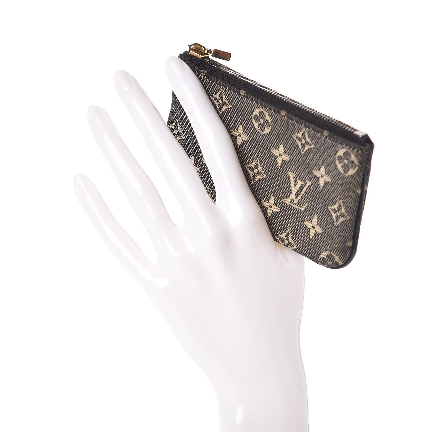 Louis Vuitton Mini Monogram Key Pouch Black 2 of 6
