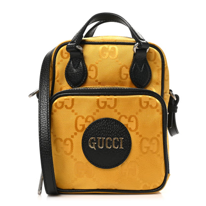 Gucci Econyl Nylon Monogram Off The Grid Shoulder Bag Crop Black 1 of 10
