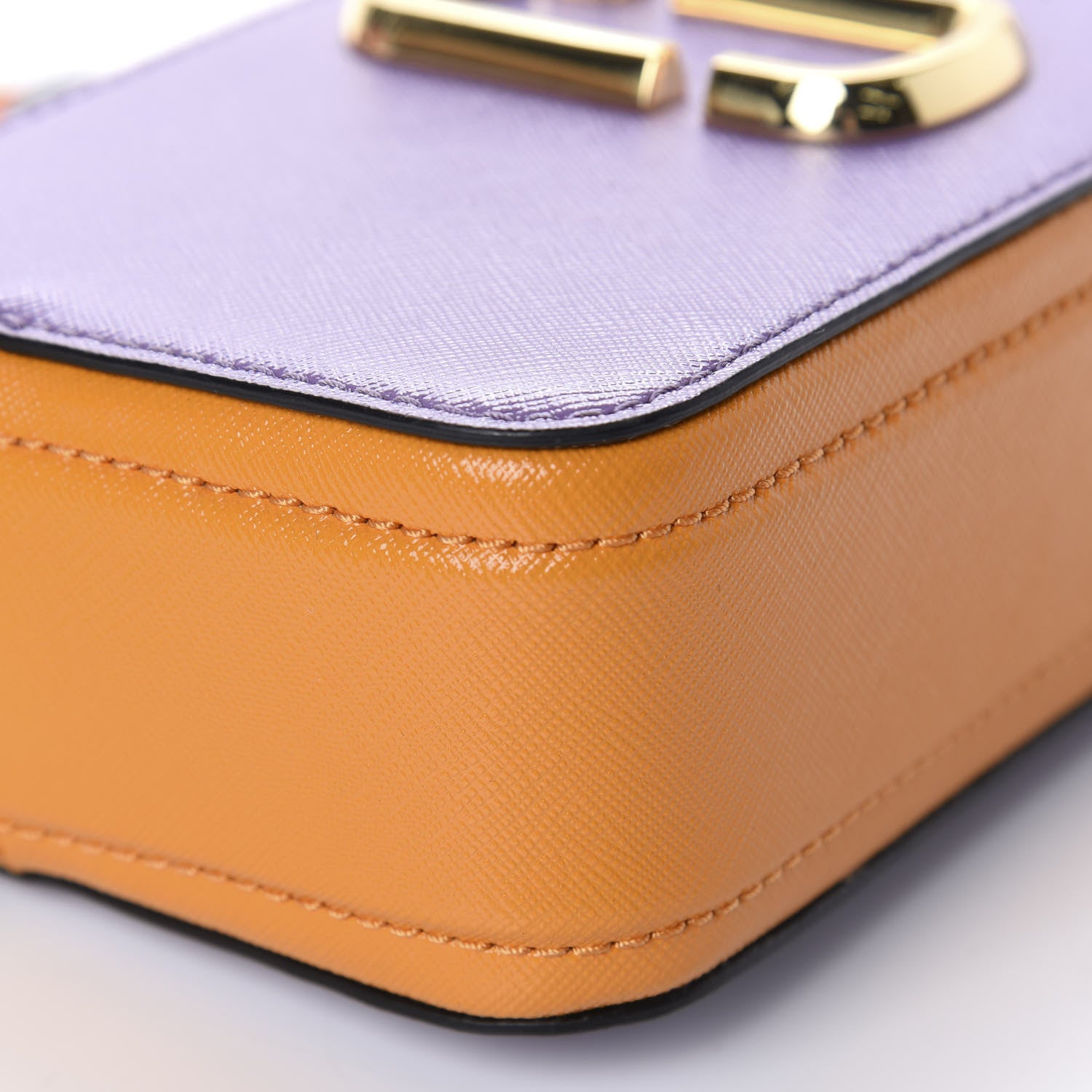 Marc Jacobs Saffino Small Snapshot Camera Bag Purple Orange 7 of 10