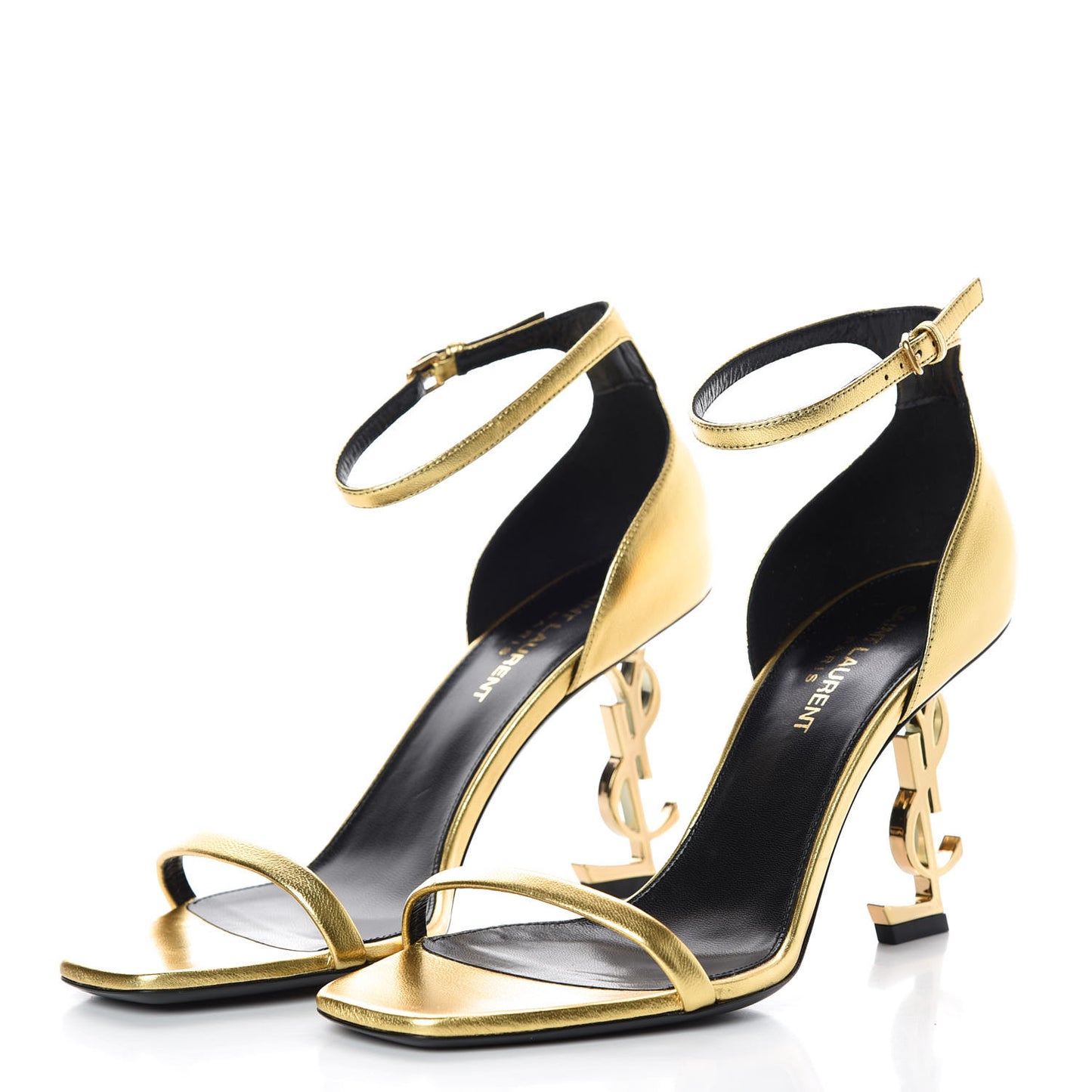 Calfskin Opyum Sandals 37 Oro