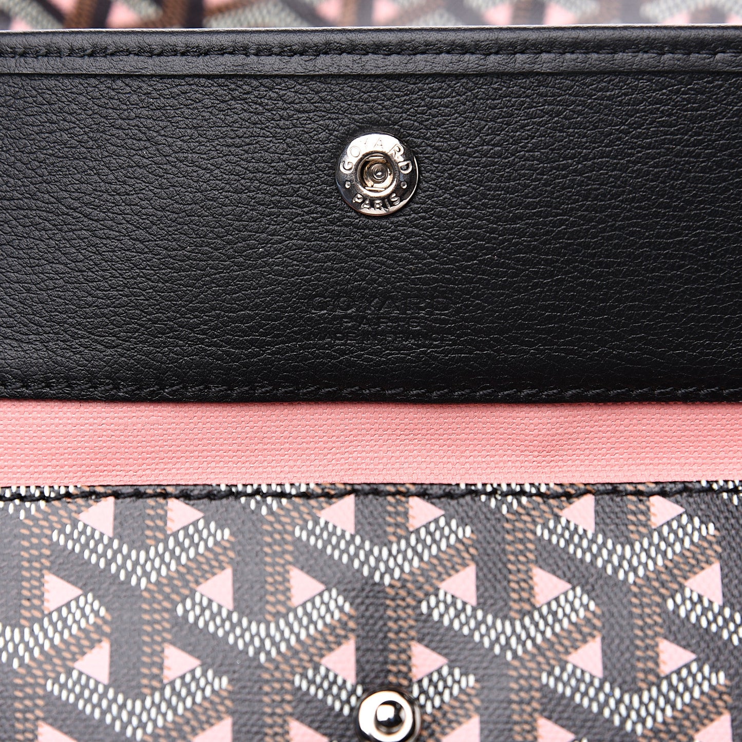 Goyardine Saint Louis Claire Voie PM Black Pink