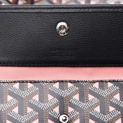 Goyard Goyardine Saint Louis Claire Voie PM Black Pink 5 of 7