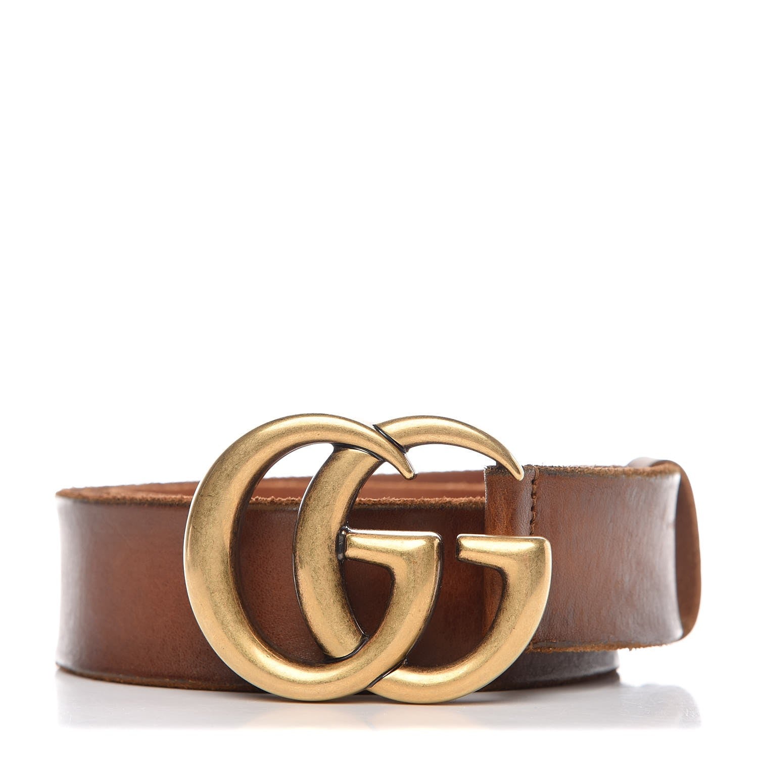 Gucci Faded Calfskin Double G 40mm Belt 95 38 Cuir 1 of 8