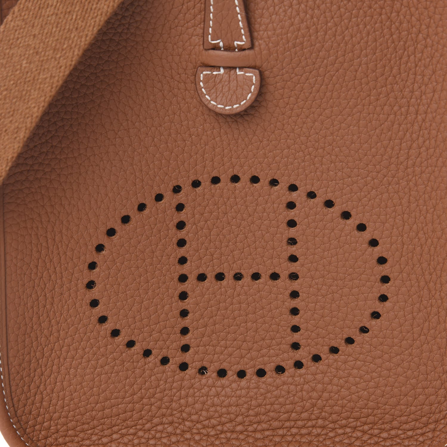 Hermes Taurillon Clemence Evelyne TPM Gold 10 of 11