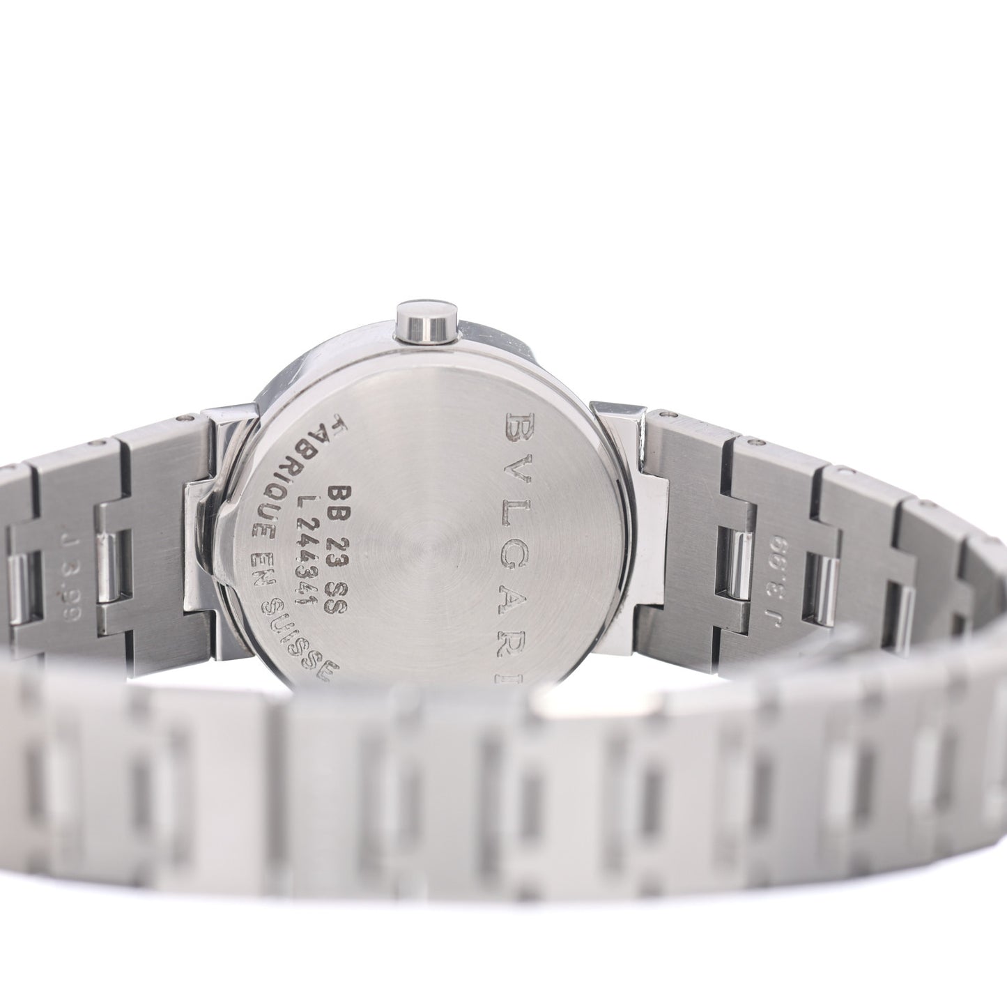 Stainless Steel 23mm Quartz Watch Black