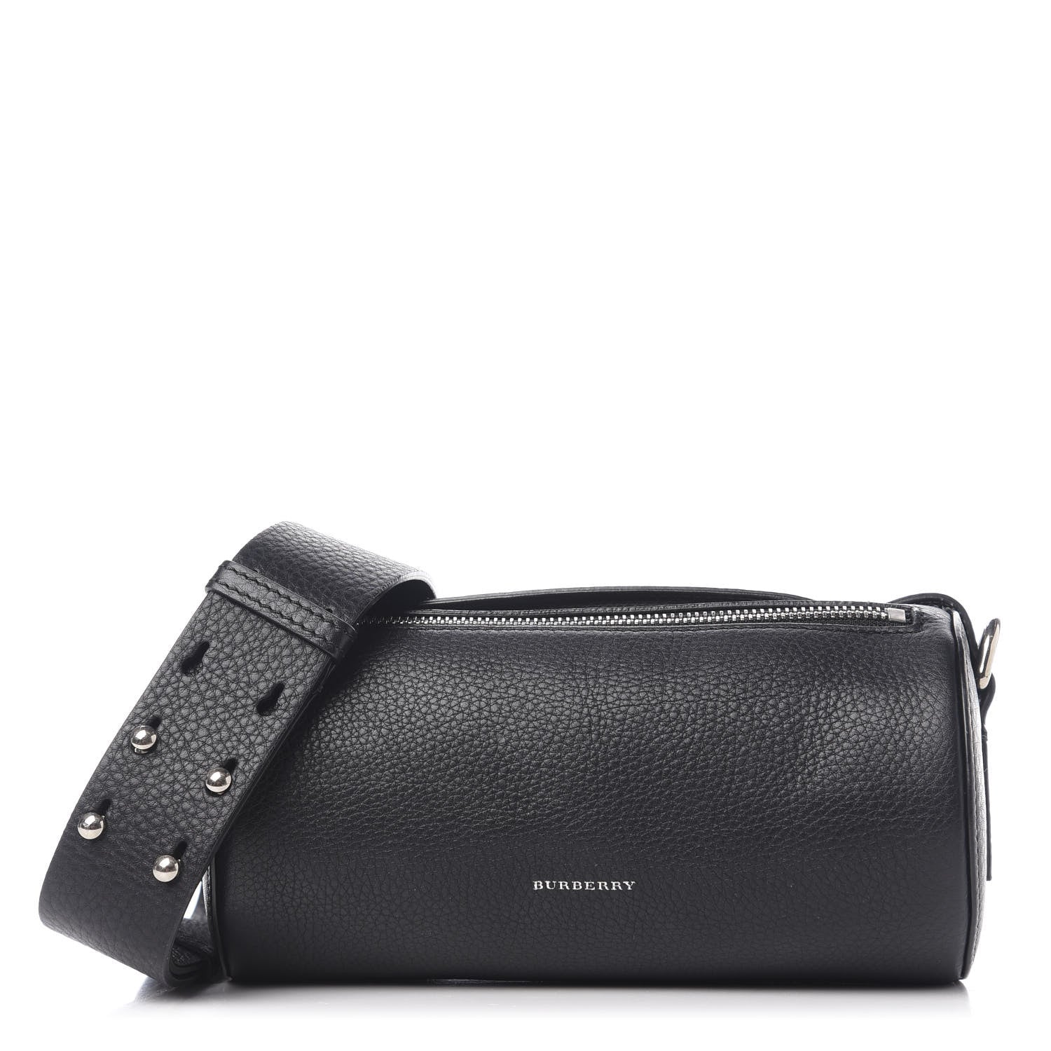 Burberry Calfskin The Barrel Bag Black 1 of 8