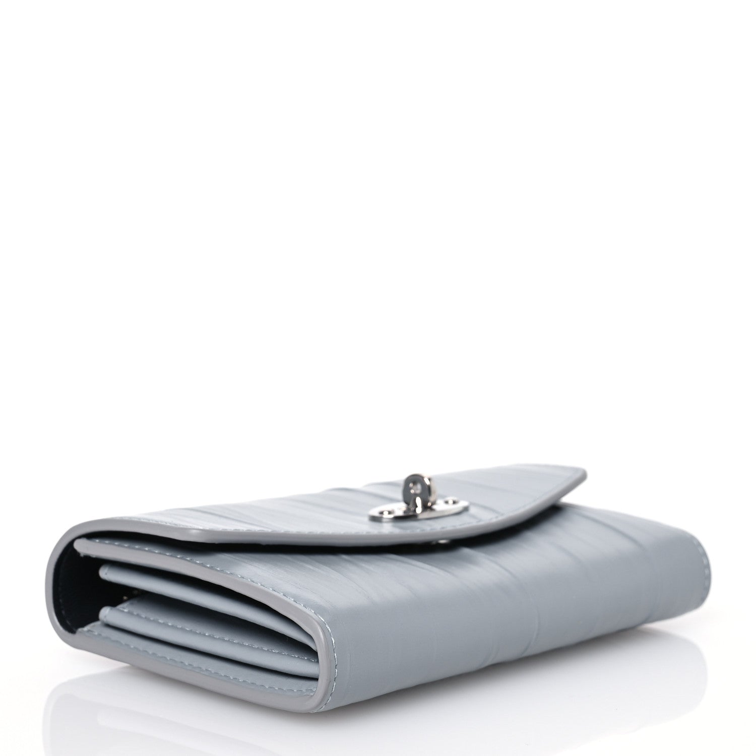 Mulberry Crinkled Calfskin Medium Darley Wallet Cloud 4 of 11