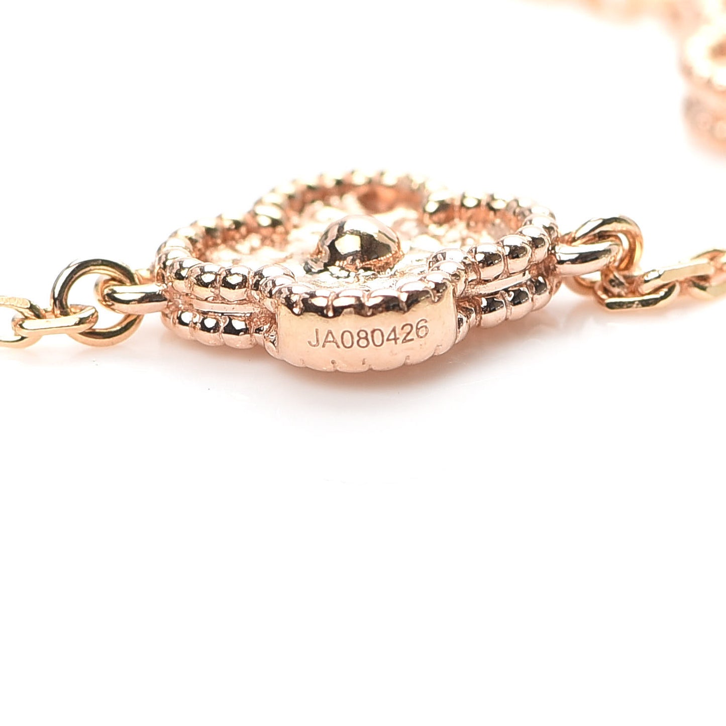 18K Rose Gold 6 Motifs Sweet Alhambra Bracelet