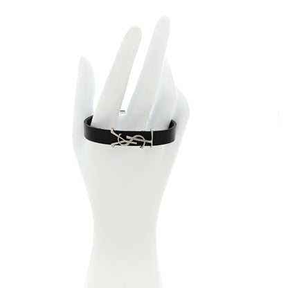 Saint Laurent Calfskin Opyum Bracelet Black 2 of 4