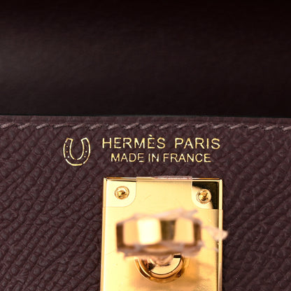 Hermes Epsom Mini Kelly Sellier 20 Rouge Sellier 6 of 10