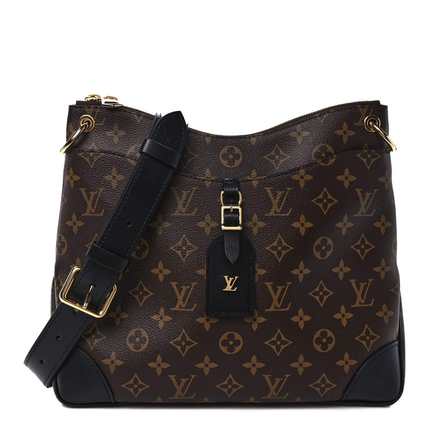 Louis Vuitton Monogram Odeon MM Black 1 of 8