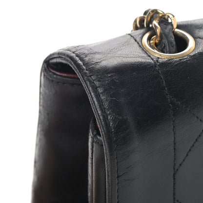 Chanel Lambskin Quilted Medium Single Flap Black 14 of 15