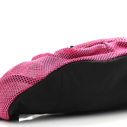 Saint Laurent Nylon Mesh SLP Belt Bag Fuchsia 8 of 10