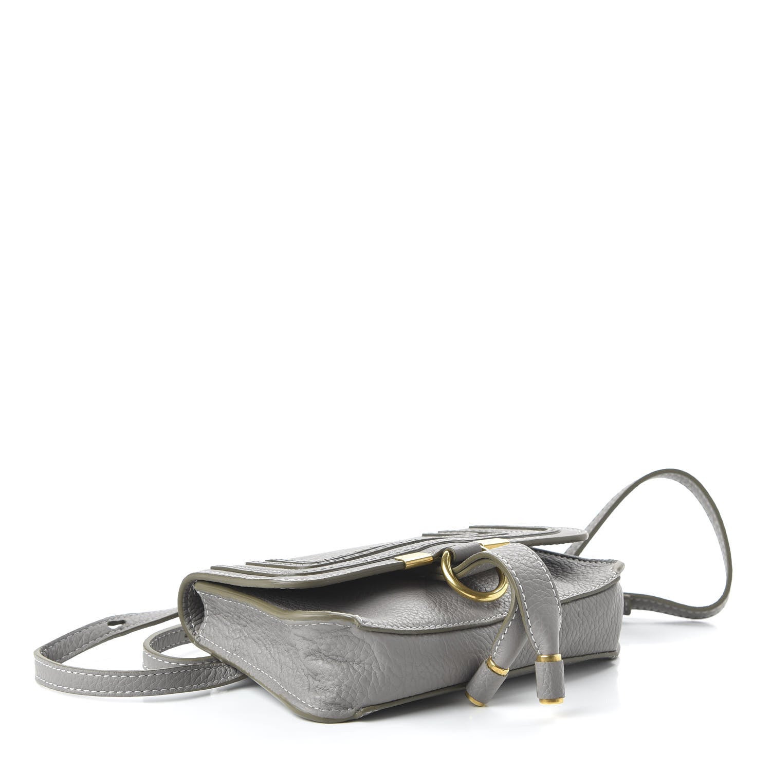 Chloe Calfskin Marcie Convertible Belt Bag Cashmere Grey 4 of 9