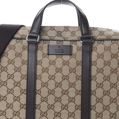 Gucci Monogram Briefcase Dark Brown 8 of 11