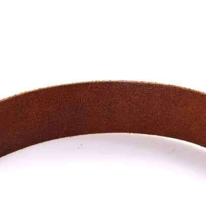 Gucci Cuoio Toscano Nickel Double Double G 30mm Belt 80 32 Cuir 5 of 9