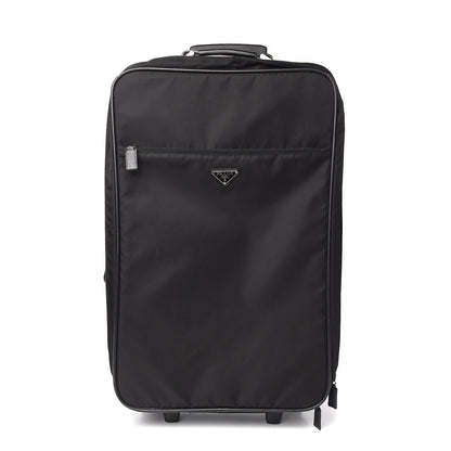 Prada Tessuto Nylon Saffiano Trolley Luggage Black 1 of 10