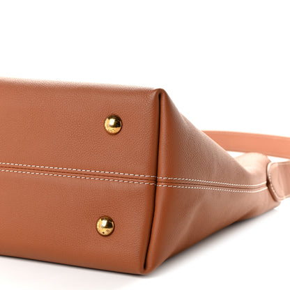 Louis Vuitton Grained Calfskin Low Key Hobo PM Cognac 9 of 9