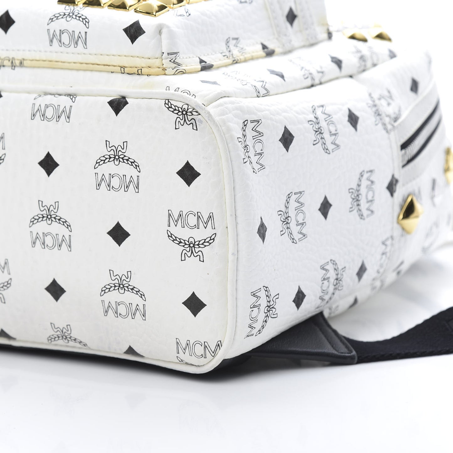 Visetos Studded Small Stark M Backpack White