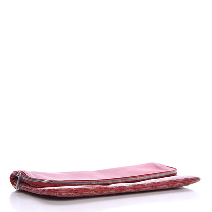 Goyard Goyardine Sainte Marie Soft Clutch Red 4 of 8