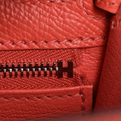 Hermes Epsom Kelly Sellier 25 Rose Jaipur 16 of 32