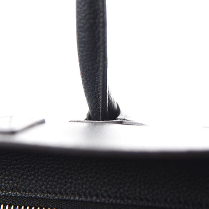 Celine Drummed Calfskin Mini Luggage Black 12 of 14