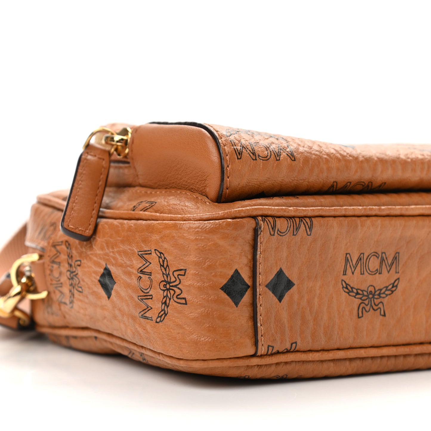 Visetos Klassik Crossbody Bag Cognac