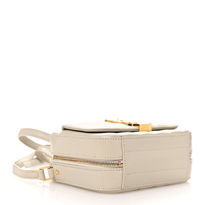 Saint Laurent Lambskin Matelasse Monogram Vicky Camera Bag Crema Soft 4 of 10