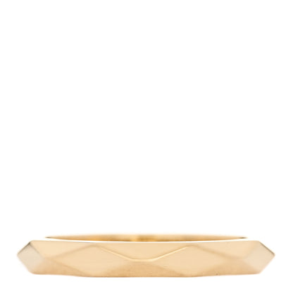 Boucheron 18K Yellow Gold Facette Wedding Band Ring 54 6.75 1 of 4