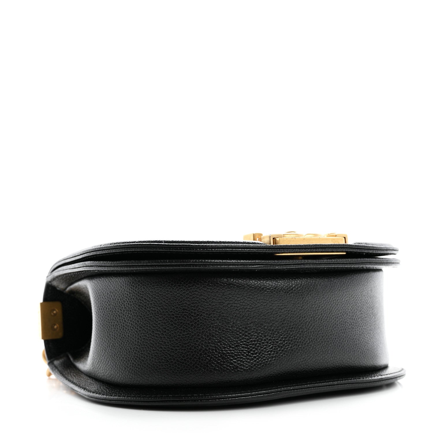 Chanel Caviar Quilted Small Boy Messenger Bag Black 4 of 10