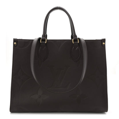 Louis Vuitton Empreinte Monogram Giant Onthego MM Chocolate 1 of 10