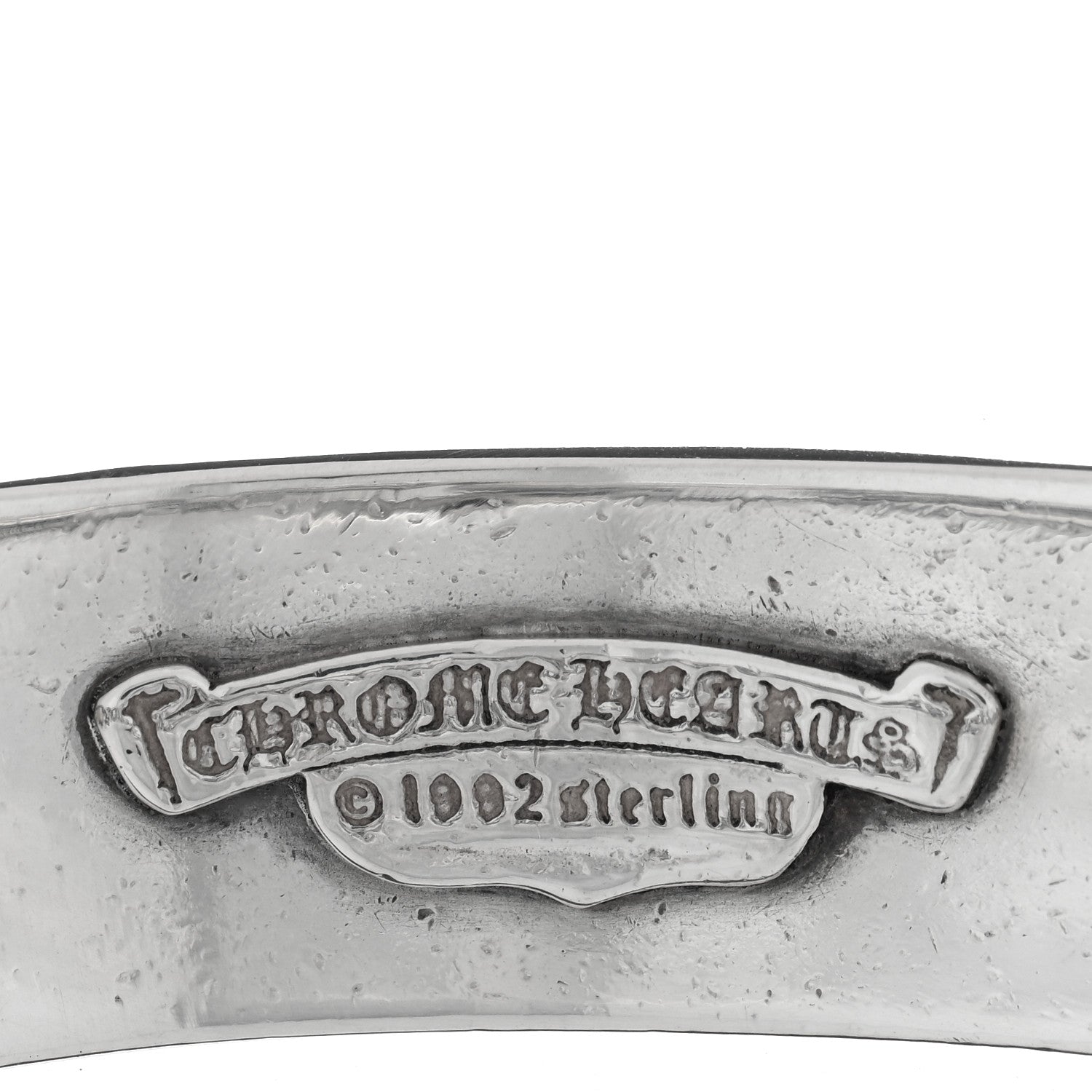 Chrome Hearts Sterling Silver Dagger Box Fancy Link Curb Chain
