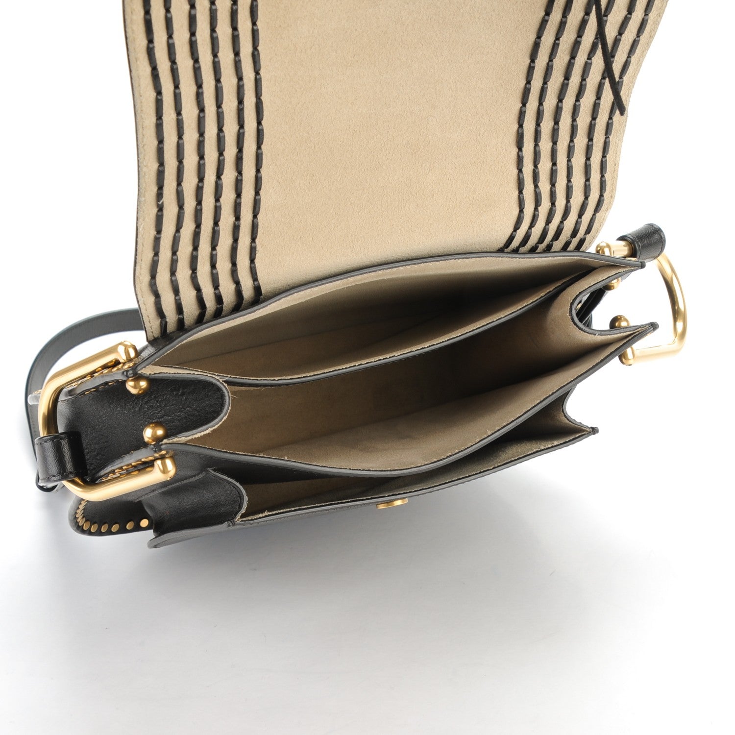 Chloe Calfskin Braided Medium Hudson Shoulder Bag Black 5 of 7