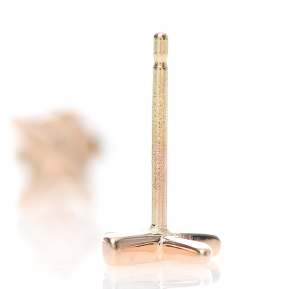 Tiffany 18K Rose Gold Mini Paloma's Graffiti X Earrings 4 of 4
