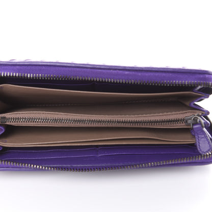 Bottega Veneta Nappa Intrecciato Zip Around Wallet Anemone 5 of 10