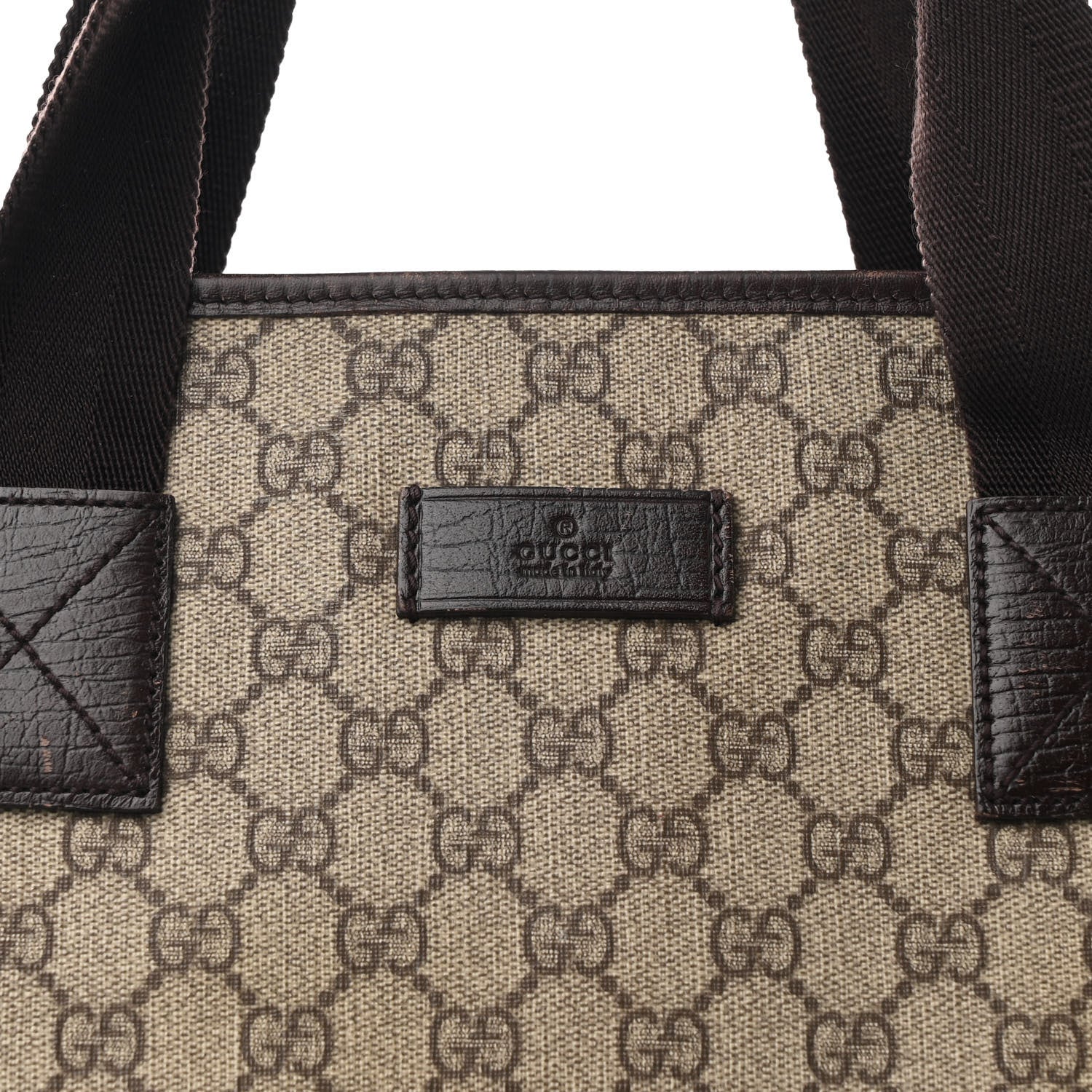 Gucci GG Plus Monogram Travel Bag Dark Brown 8 of 11