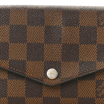 Louis Vuitton Damier Ebene Sarah Wallet NM 8 of 10
