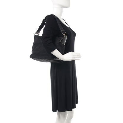 Prada Tessuto Nylon Hobo Black 2 of 15