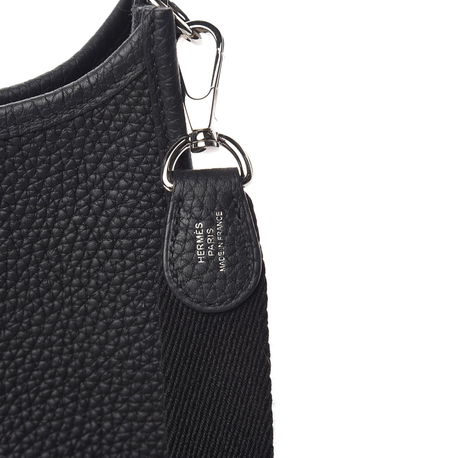 Hermes Taurillon Clemence Evelyne TPM Black 8 of 11