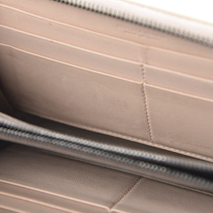 Bottega Veneta Nappa Intrecciato Zip Around Wallet Mink 11 of 13