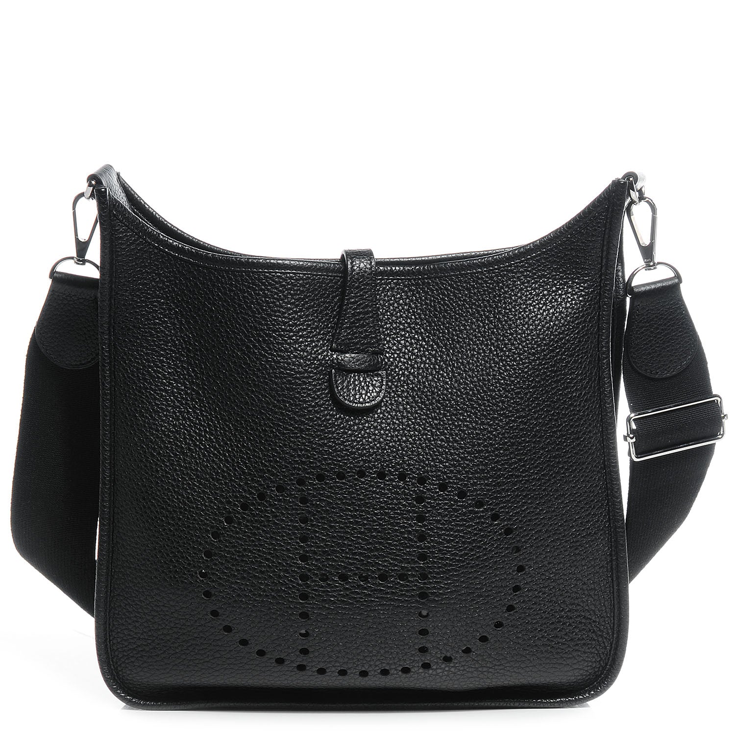 Hermes Taurillon Clemence Evelyne III PM Black 1 of 14