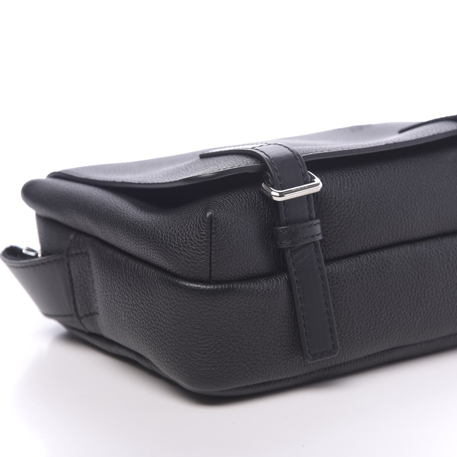 Loewe Soft Grained Calfskin XS Military Messenger Bag Black 7 of 10